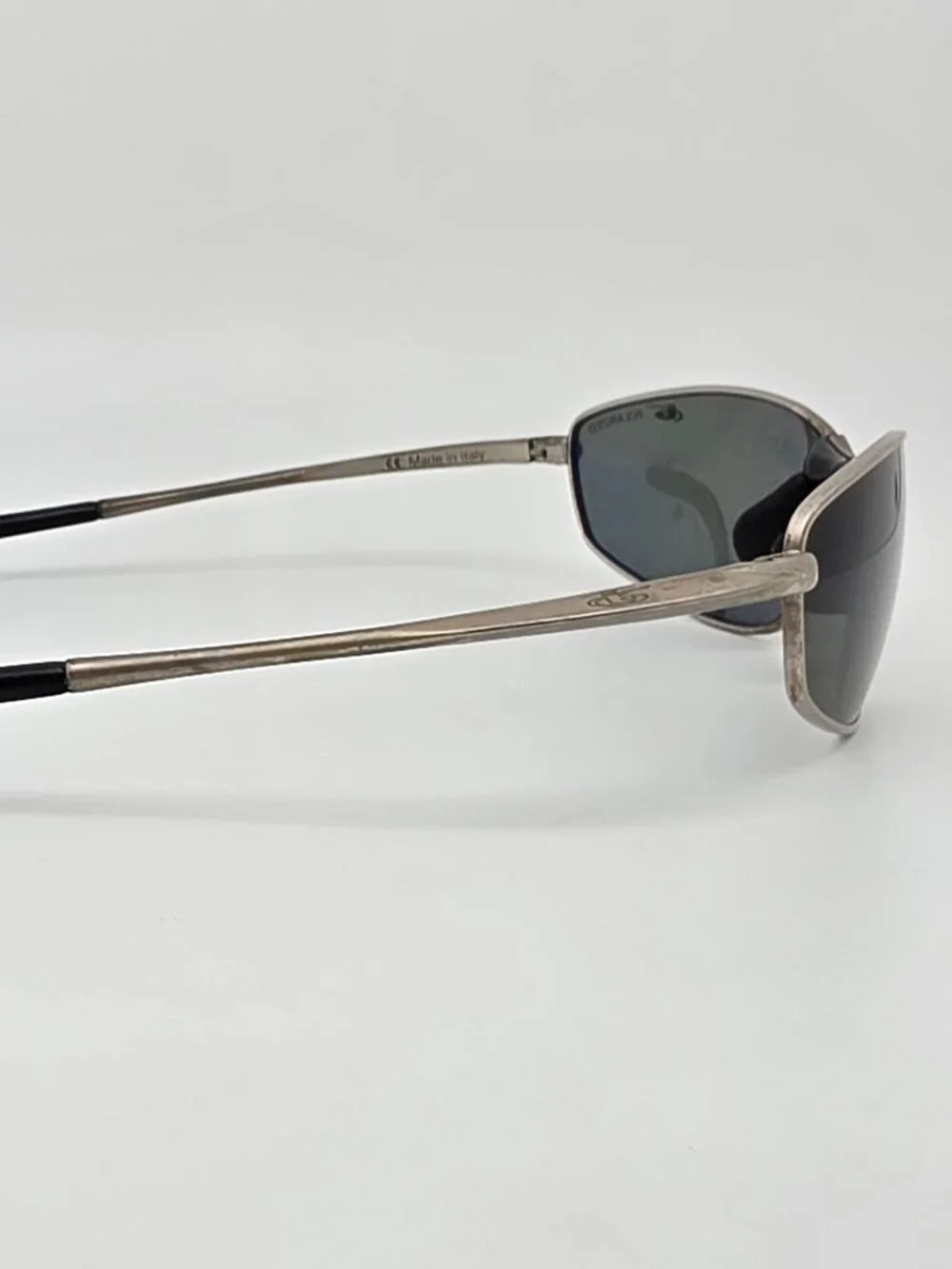 Bolle Meanstreak 3 917 272 095 Satin Silver Frame Polarized Green Sunglasses